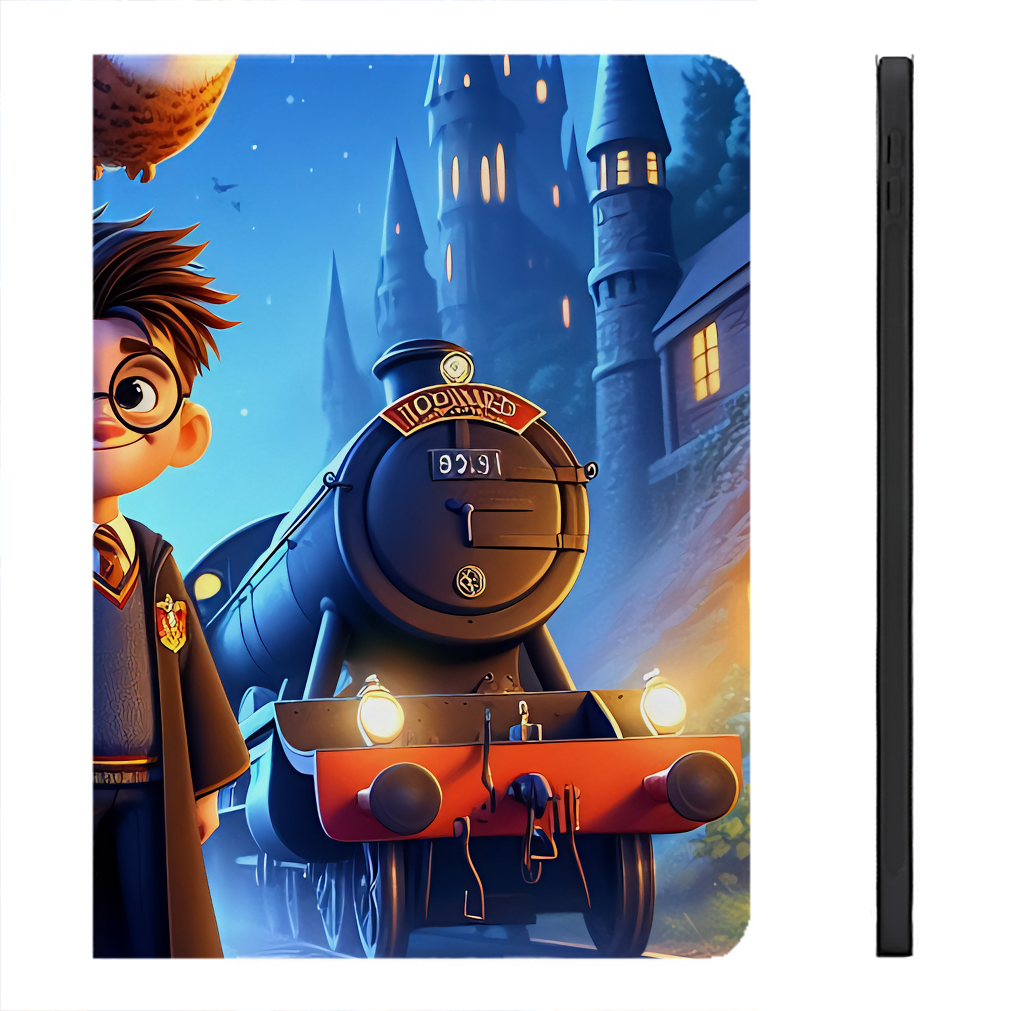 （画像用） Harry Potter ハリー・ポッターシリーズ IPadケース ペンホルダー付き ブックスタイルデザイン